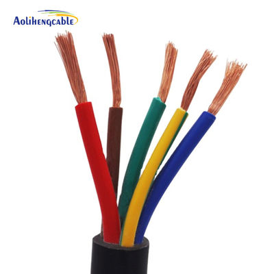 RVV 5-Core 0,75 1,0 1,5 2,5 mm Power Control Cable High Performance